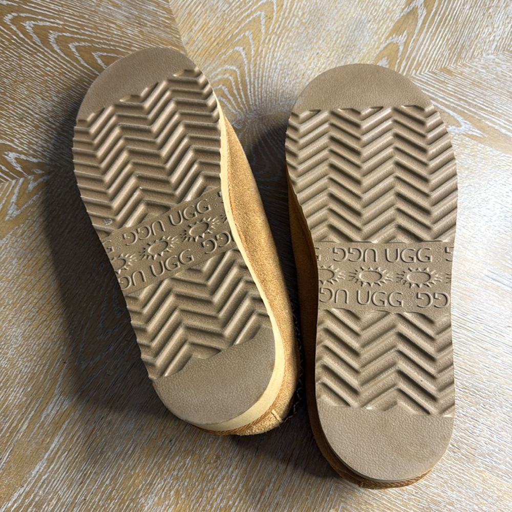 UGG TASMAN Men Chestnut Suede Slip-Ons Shoes 12 - Picture 11 of 13